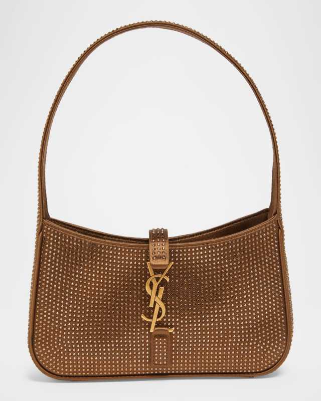 Le 5 A 7 Mini Shoulder Bag in Strass Viscose-Silk